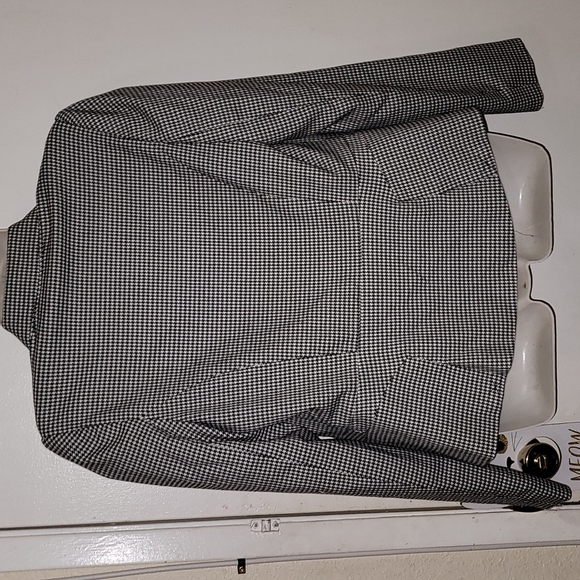 Vintage Houndstooth Blazer Jacket soft - Picture 4 of 6